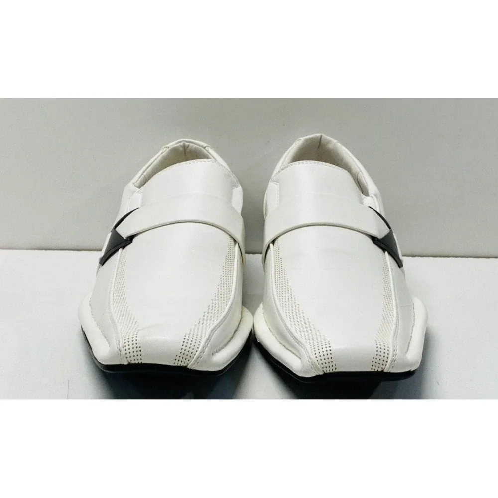 Alberto Fellini Men's‎ White Leather Dress Shoes Made In Italy Size 9 M Italy